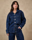 Camisa Moletinho - Jeans Escuro