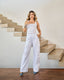 Calça Cargo Bélgica - Jeans Branco