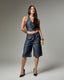 Bermuda Jorts - Jeans Escuro Liocel