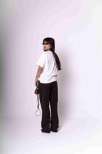 T-Shirt Oversized Feminina Algodão Egípcio - Branca