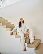 Calça Pantalona Linho