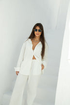 Camisa Viscolinho Santorini