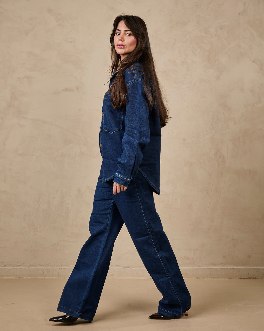 Calça Moletinho - Jeans Escuro