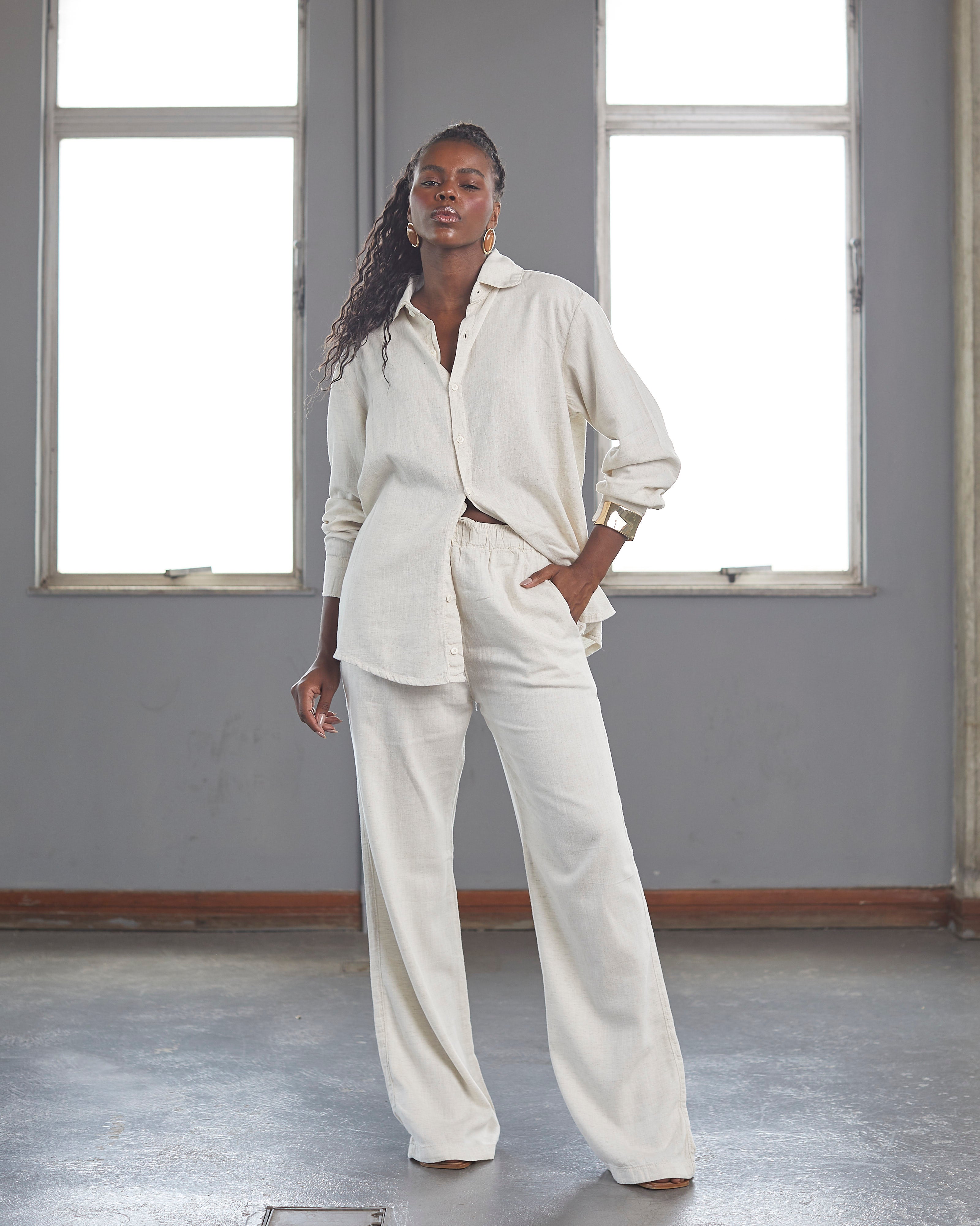 Calça Viscolinho Mykonos Imagem principal do produto