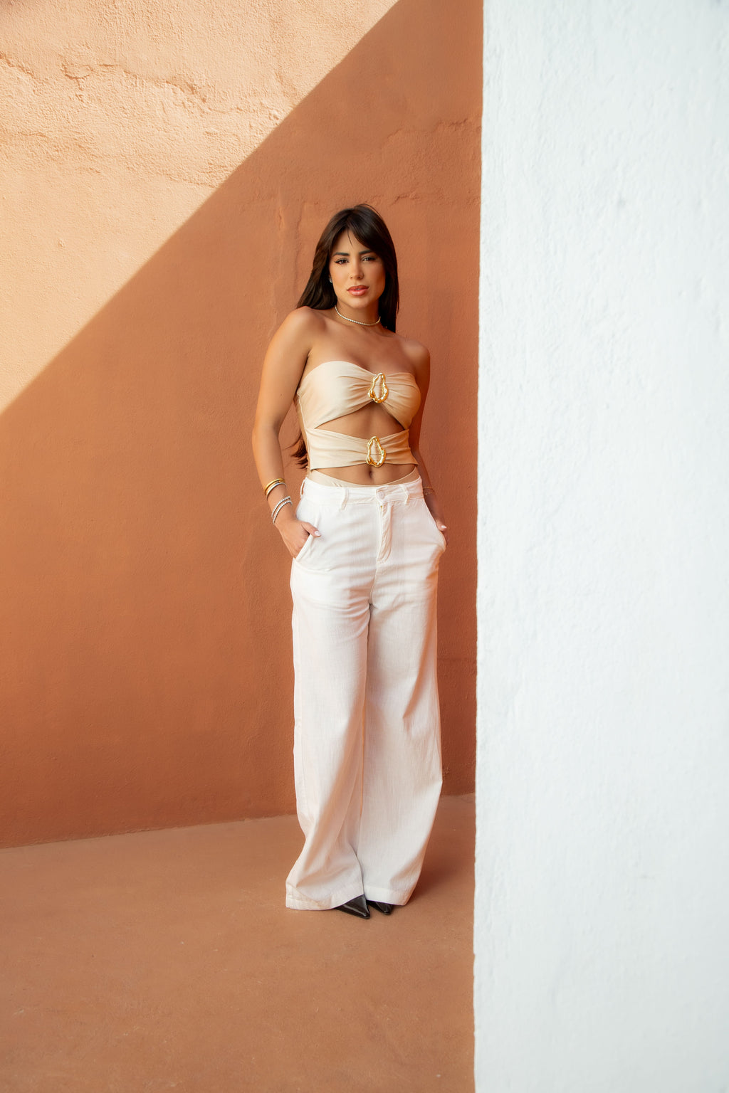 Calça Viscolinho Santorini