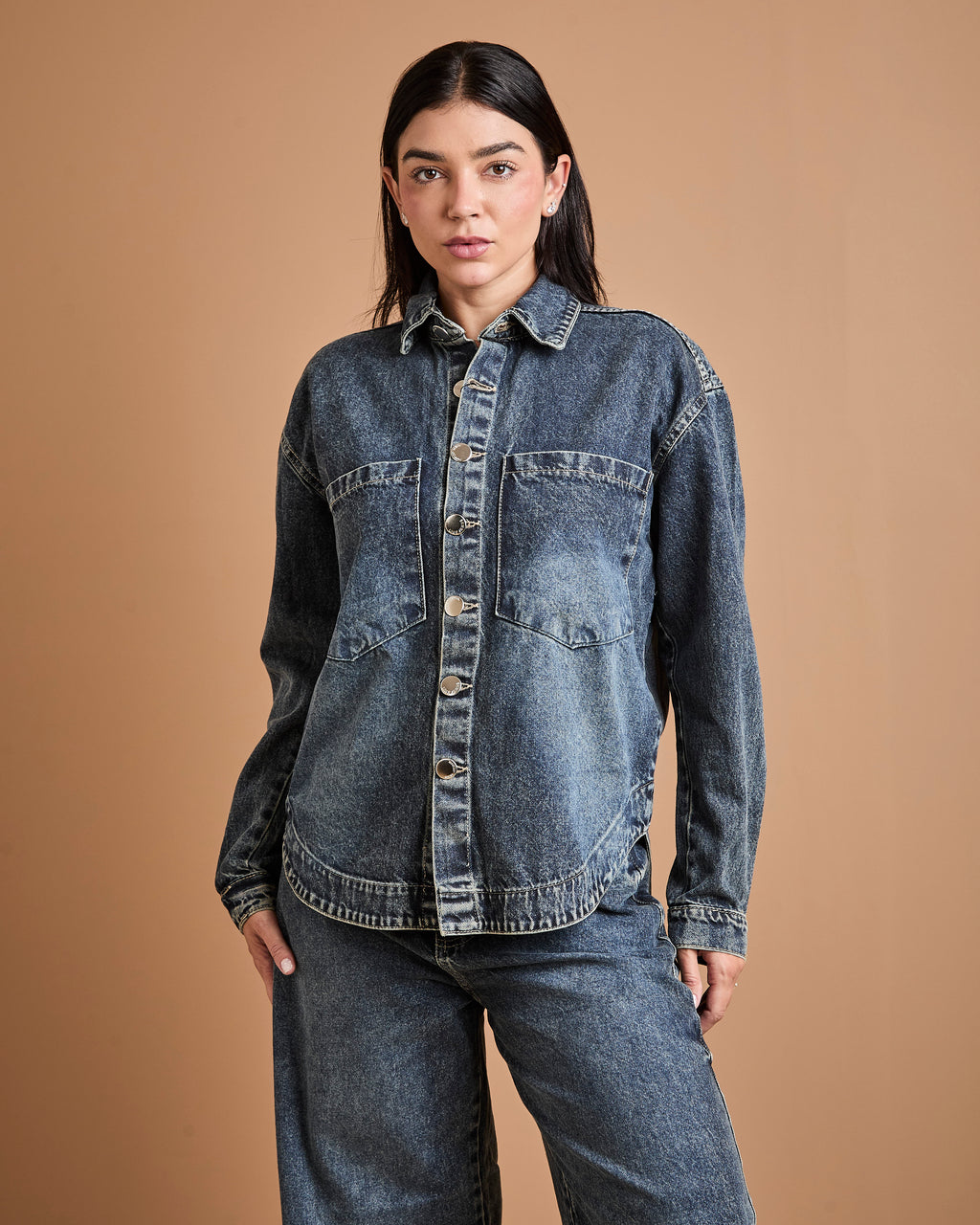 Jaqueta Kyoto - Jeans marmorizado