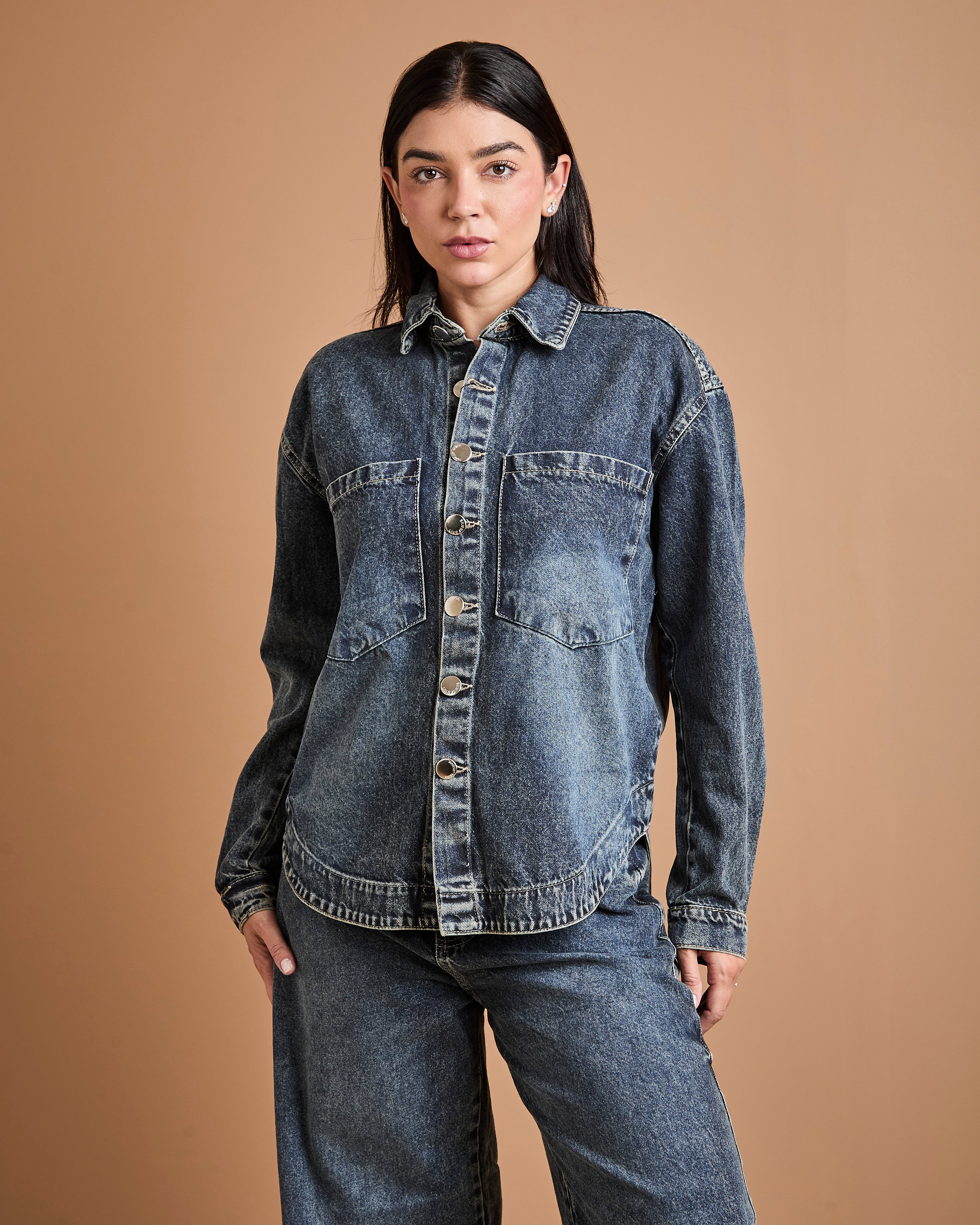 Jaqueta Kyoto - Jeans marmorizado