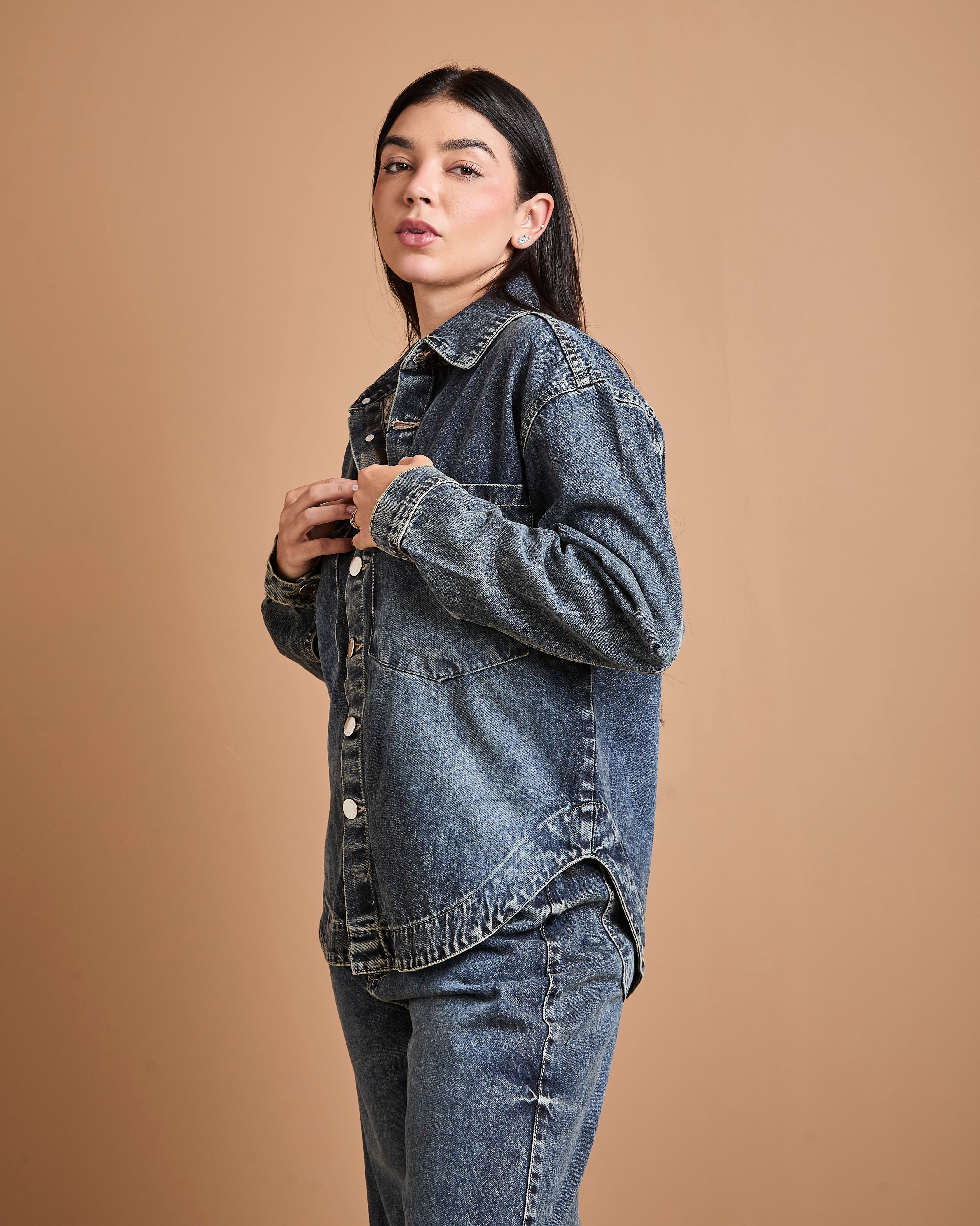 Jaqueta Kyoto - Jeans marmorizado