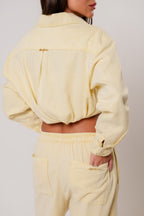 Camisa Viscolinho Oversized Amarela