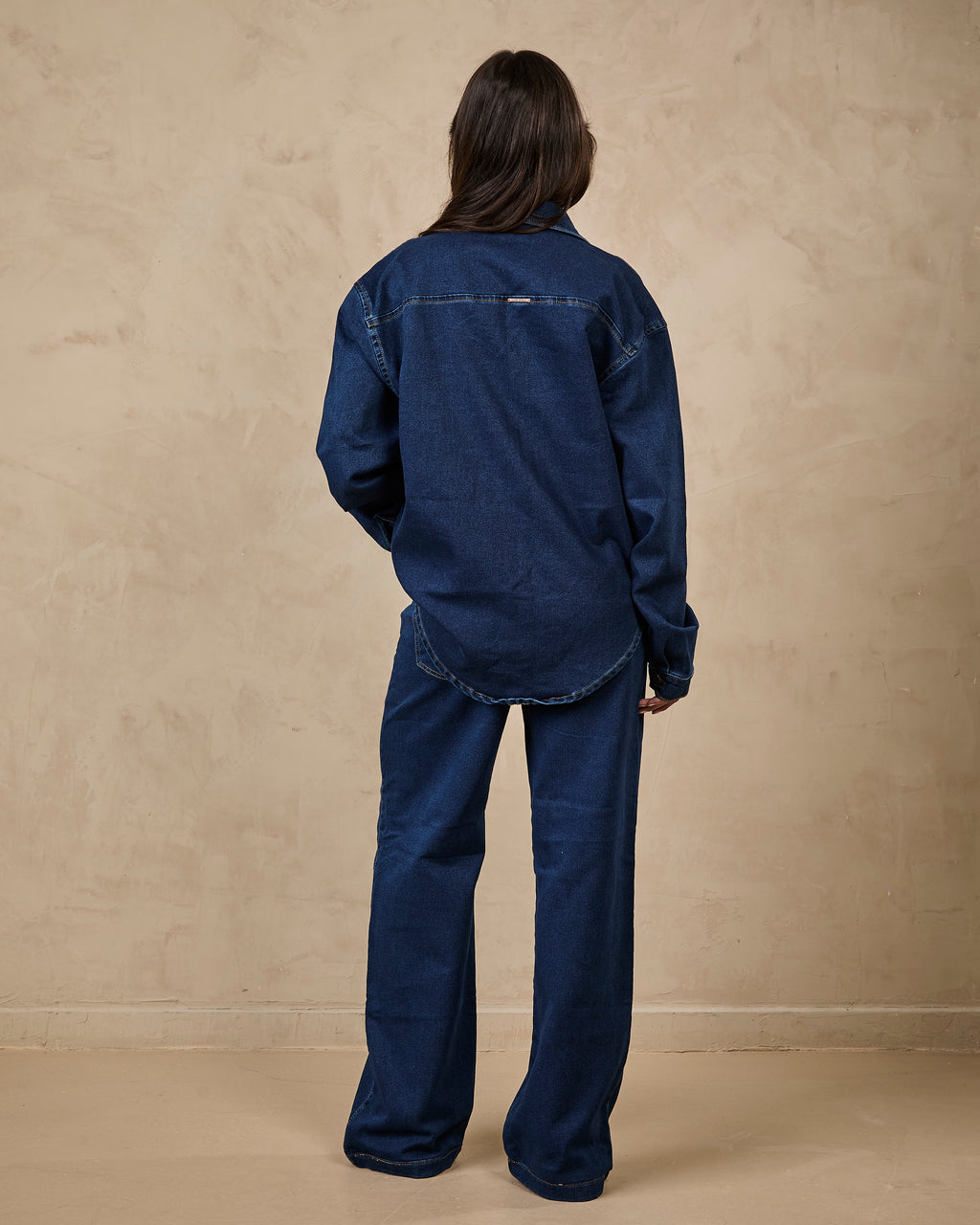 Camisa Moletinho - Jeans Escuro