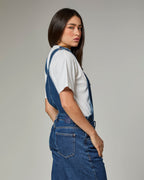 Jardineira - Jeans Escuro