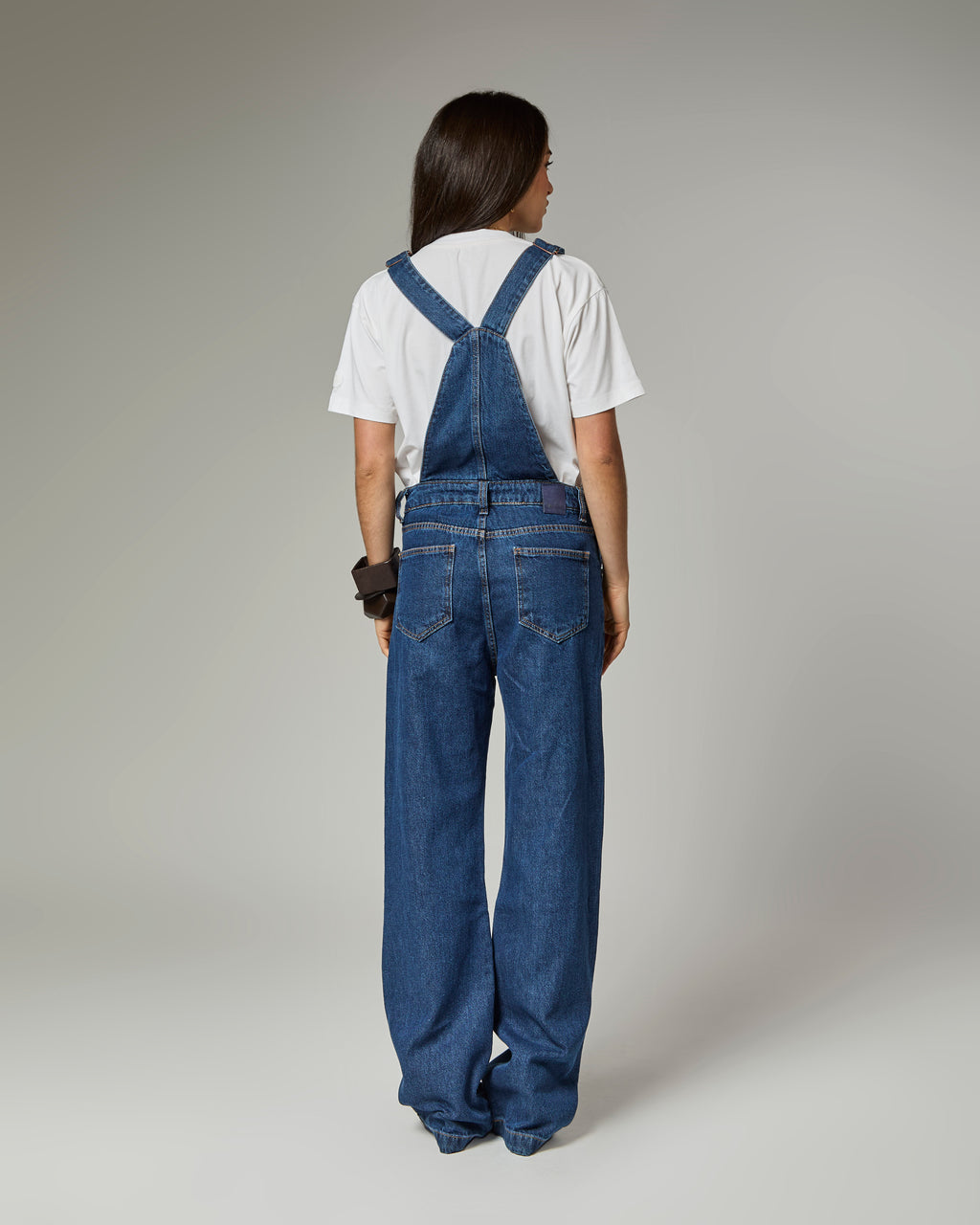 Jardineira - Jeans Escuro