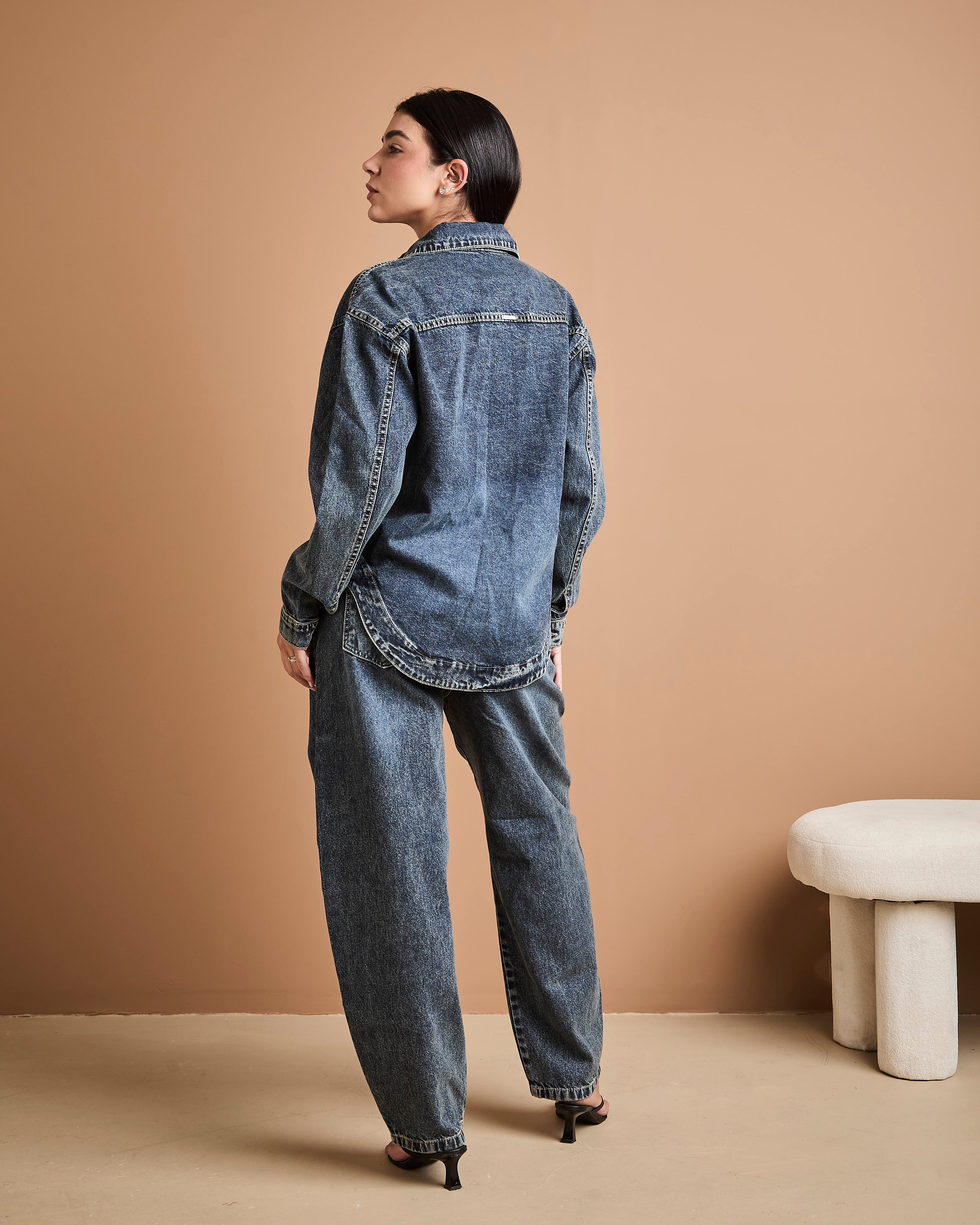 Jaqueta Kyoto - Jeans marmorizado