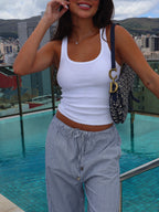 Calça Maré - Listrada Azul