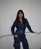 Jaqueta Ali - Jeans Escuro