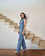 Macacão Miami - Jeans Marmorizado