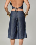 Bermuda Jorts - Jeans Escuro Liocel