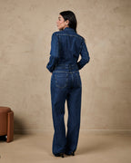 Macacão Verona - Jeans Escuro
