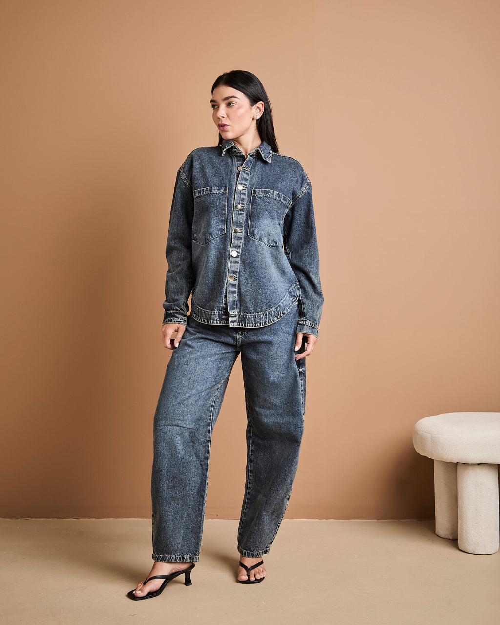 Jaqueta Kyoto - Jeans marmorizado