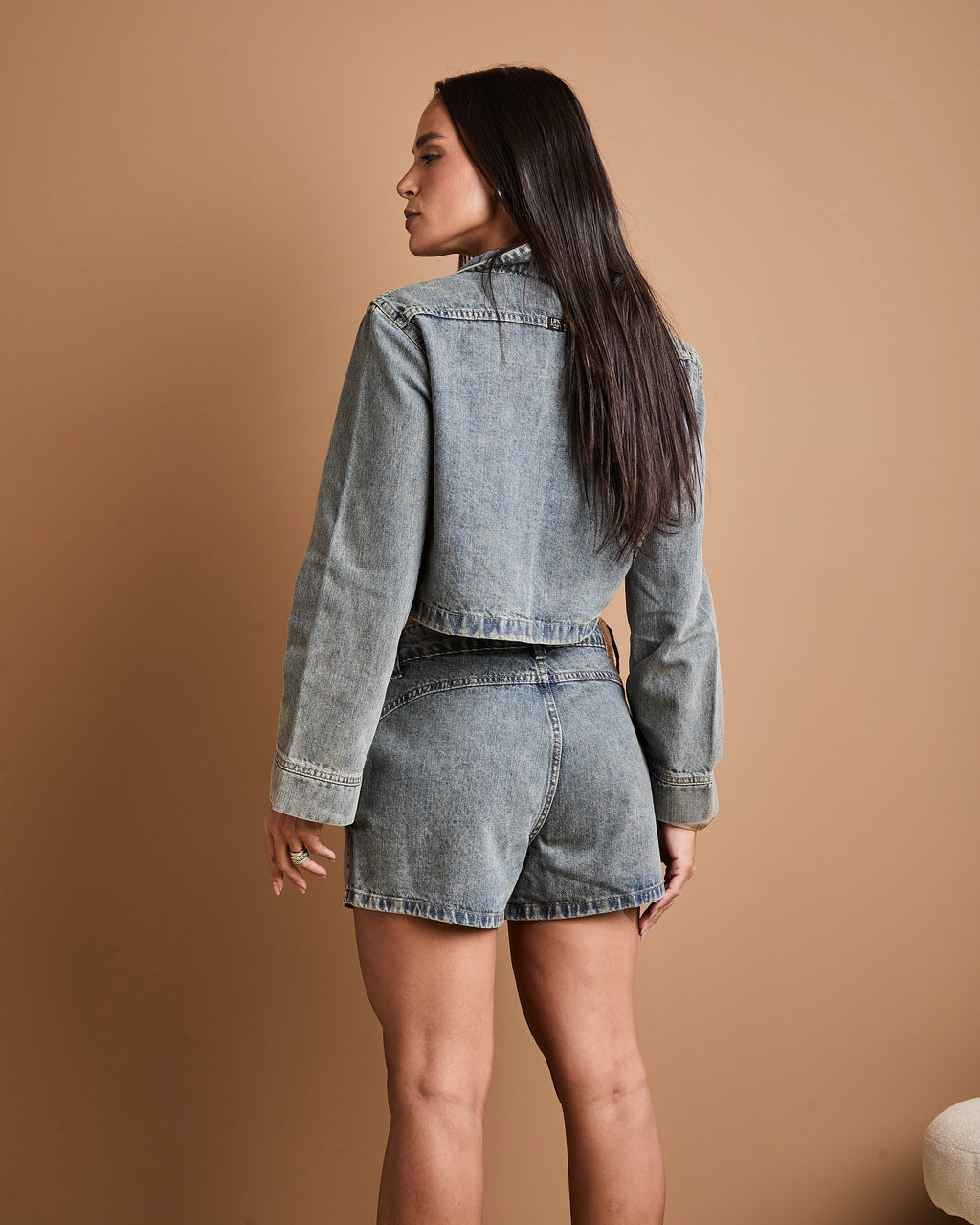 Jaqueta Siena - Jeans Marmorizado