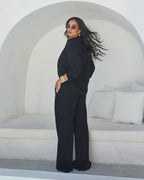 Calça Viscolinho Capri Preta